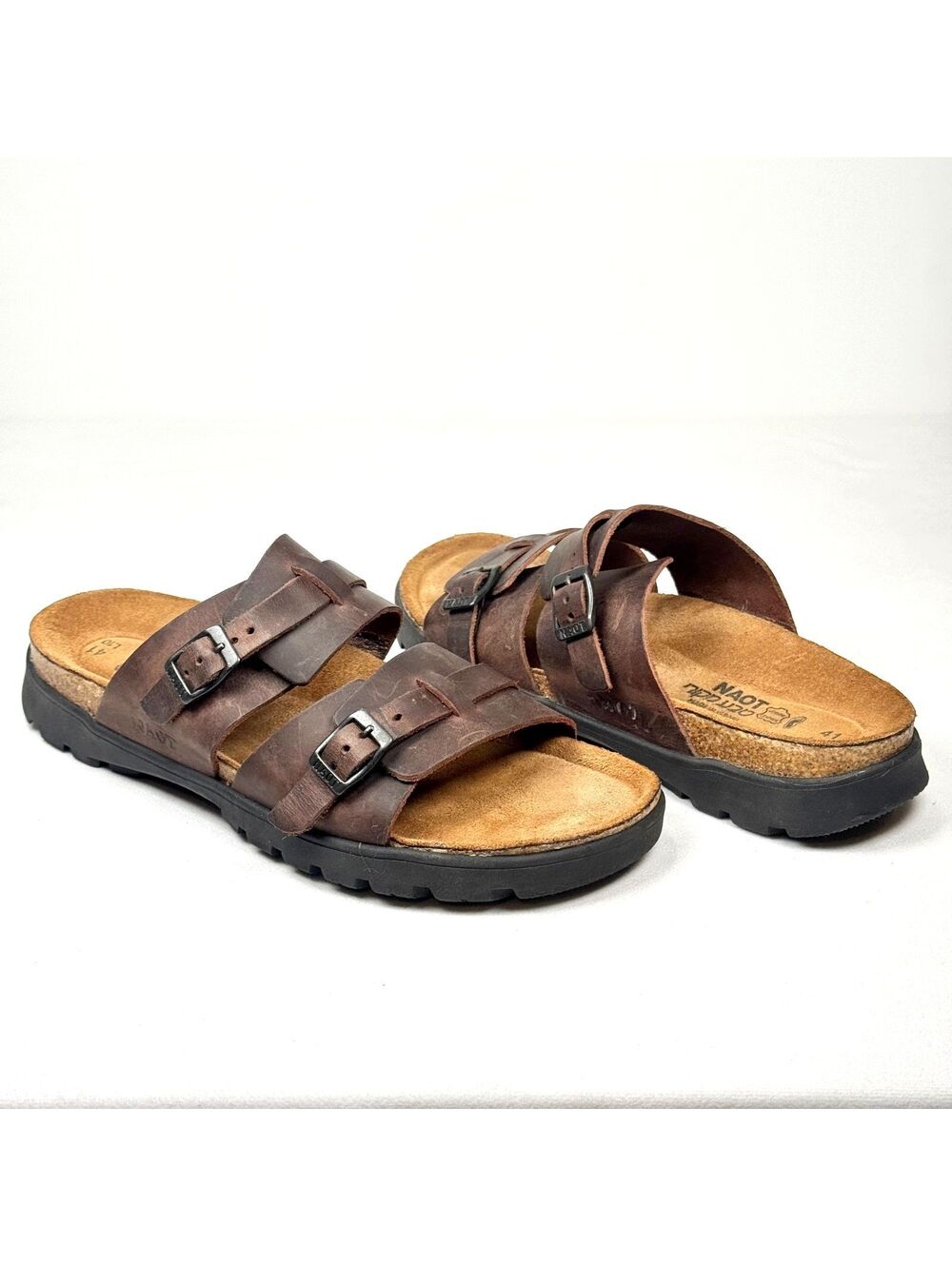 Mens NAOT Santa Cruz Leather Sandals - 8 (41)